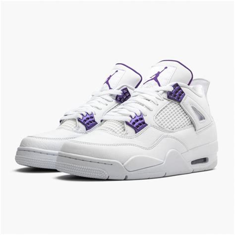 nike jordan 4 weiß lila|jordan 4 goat shoes.